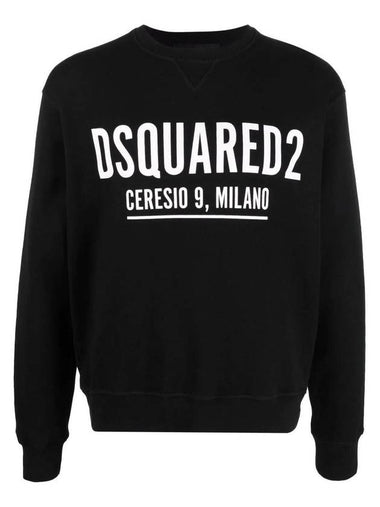 Ceresio 9 Crew Neck Sweatshirt Black - DSQUARED2 - BALAAN 1