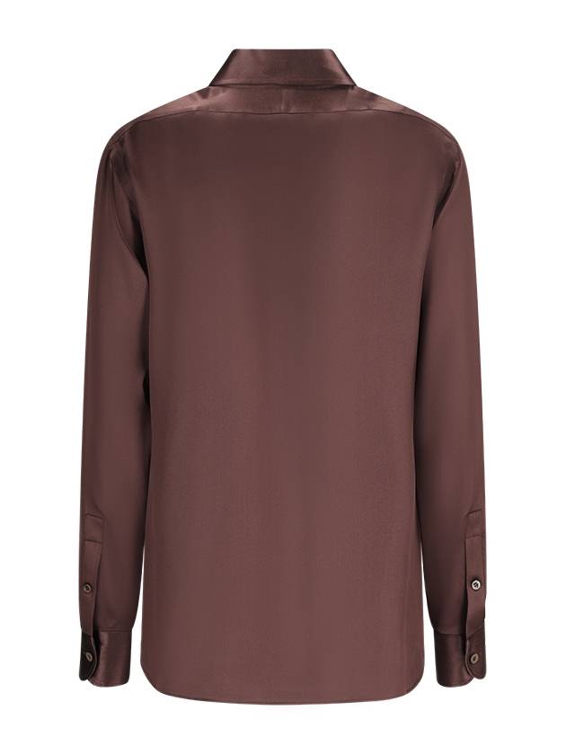 FLUID CHARMEUSE SILK SHIRT - TOM FORD - BALAAN 2