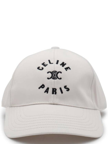 Paris Triomphe Embroidered Ball Cap Craie - CELINE - BALAAN 1