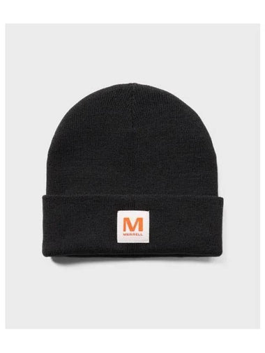 MERRELL UNISEX Hike Patch Beanie BLACK - MERRYMOTIVE - BALAAN 1