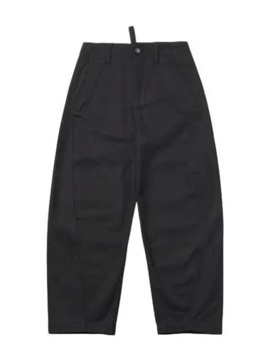 Ackerman curve leg denim pants black - STUDIO NICHOLSON - BALAAN 1