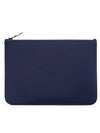 Neovein Flat Case Water Repellent Material Blue Medium - HERMES - BALAAN 1