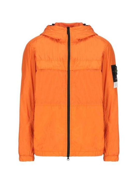 Crinkle Reps Hooded Jacket Orange - STONE ISLAND - BALAAN 1