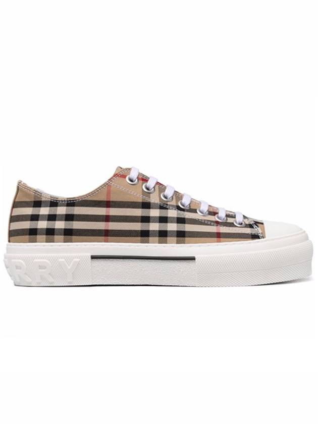 Vintage Check Cotton Sneakers Archive Beige - BURBERRY - BALAAN 2