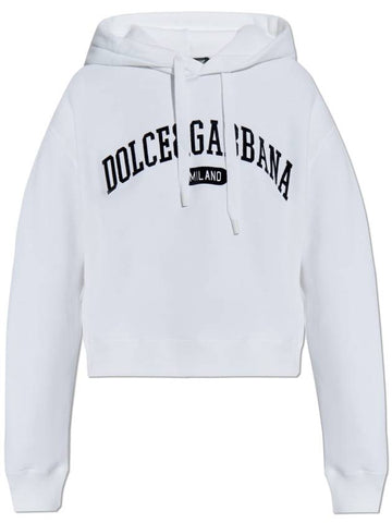 Dolce & Gabbana Hoodie, Women's, White - DOLCE&GABBANA - BALAAN 1