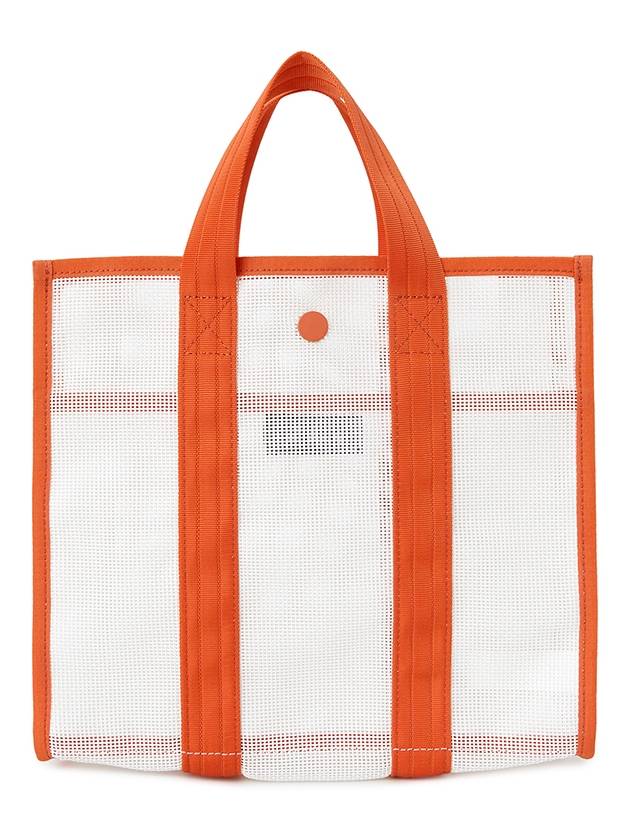 Louise Small Shopper Tote Bag White Orange - A.P.C. - BALAAN 4