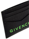 Micro 4G Leather Card Wallet Green Black - GIVENCHY - BALAAN 5