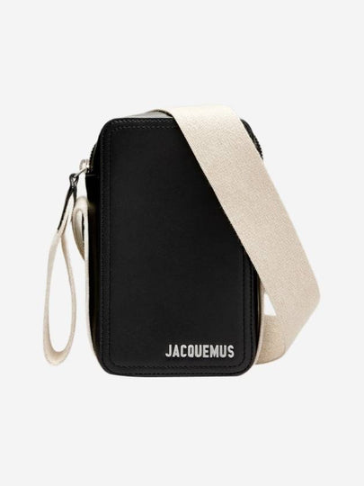 Le Cuerda Vertical Grosgrain Cross Bag Black - JACQUEMUS - BALAAN 2