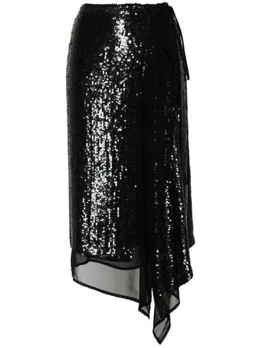 P.A.R.O.S.H. Sequin-Embellished Skirt - P.A.R.O.S.H. - BALAAN 1