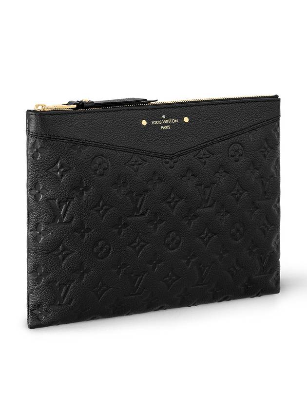 Monogram Daily Empreinte Pouch Bag Black - LOUIS VUITTON - BALAAN 3