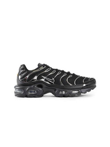 Air Max Plus Low Top Sneakers Metallic Silver Black - NIKE - BALAAN 1