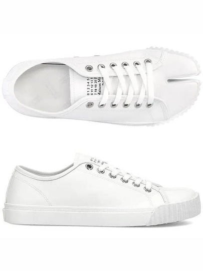 Tabi Leather Low Top Sneakers White - MAISON MARGIELA - BALAAN 2