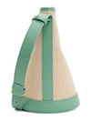 Helene Canvas Bucket Bag Green Beige - A.P.C. - BALAAN 3