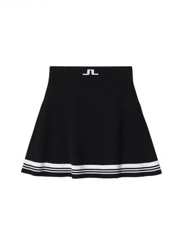 Golf Women s Frida Striped Spring Autumn Knee Skirt Black Domestic Product GR5Y24070408863 - J.LINDEBERG - BALAAN 1