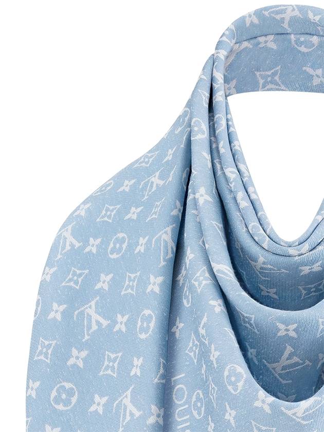 My Daily Denim Shawl Scarf Blue M78183 - LOUIS VUITTON - BALAAN 3