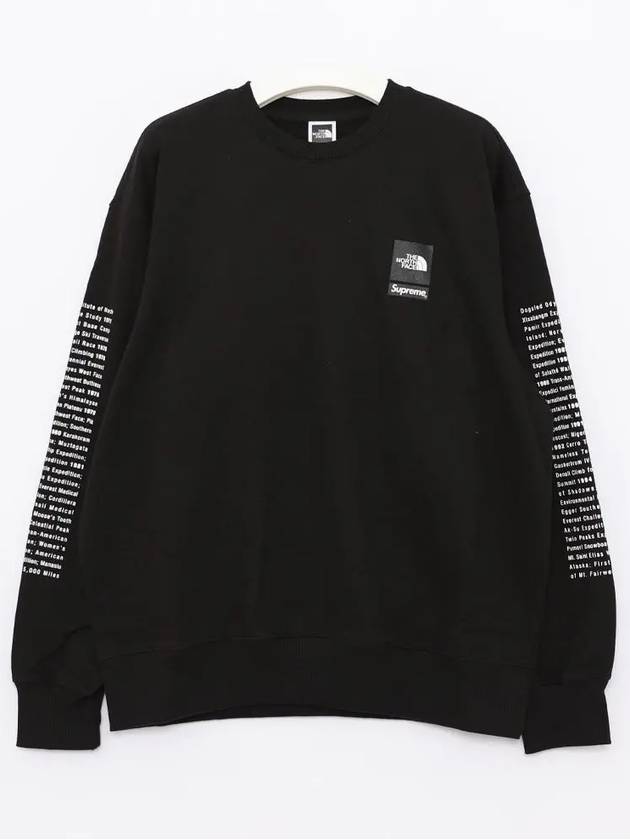 North Face Back Print Sweatshirt Black - SUPREME - BALAAN 4