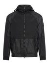 Nylon Metal Watro-TC Hooded Jacket Black - STONE ISLAND - BALAAN 1