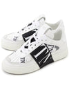 Women's VL7N Strap Low Top Sneakers White - VALENTINO - BALAAN 2