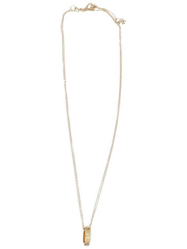 Miller studded circle pendant necklace - TORY BURCH - BALAAN 1