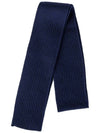 ribbed wool muffler royal blue SCARF ROYAL BLUE - ANDERSEN-ANDERSEN - BALAAN 3