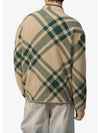 Check Pattern Intarsia Knit Cardigan Green - BURBERRY - BALAAN 8