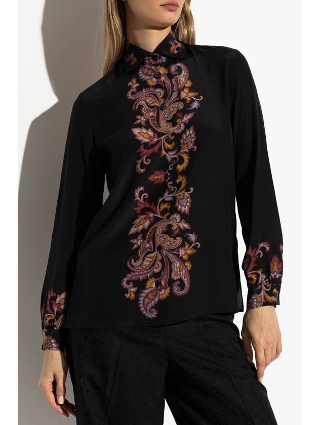 Etro Silk Shirt, Women's, Black - ETRO - BALAAN 3