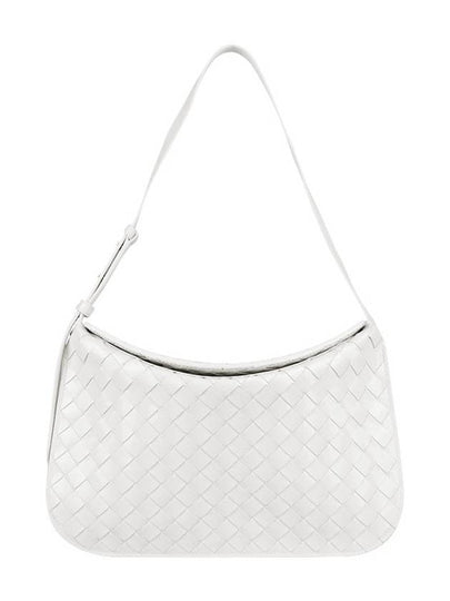 Intrecciato Flap Shoulder Bag White - BOTTEGA VENETA - BALAAN 2