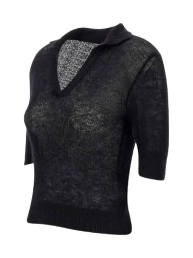 Pablo Knit Top Black - MAX MARA - BALAAN 3