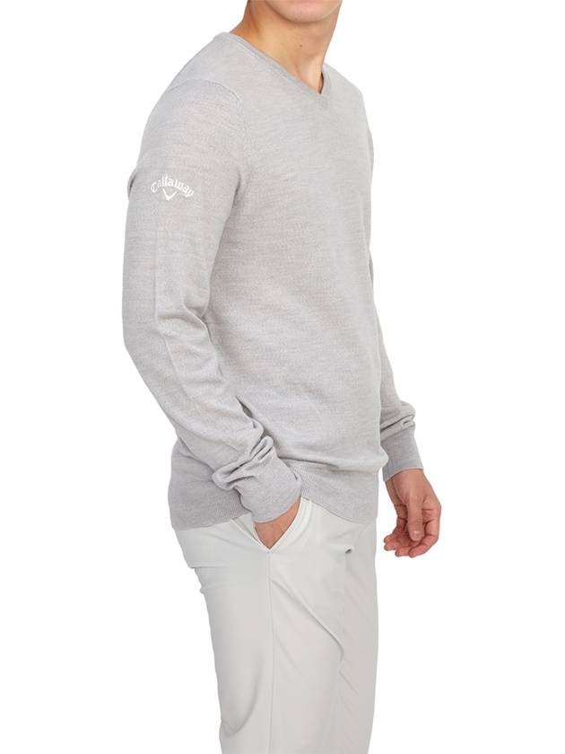 Logo Knit Top Gray - CALLAWAY GOLF - BALAAN 6