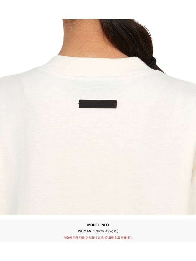 Logo Print Short Sleeve T Shirt White - FEAR OF GOD - BALAAN 7