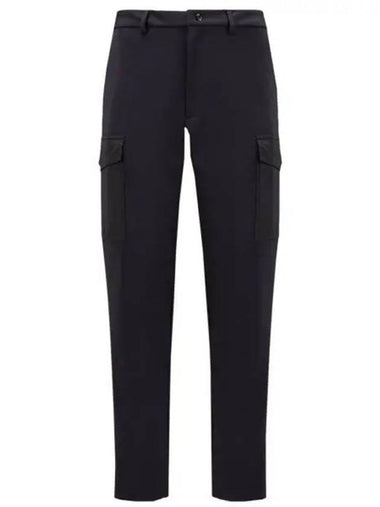 2A00032 89A2H 999 Logo patch straight pants 1013917 - MONCLER - BALAAN 1