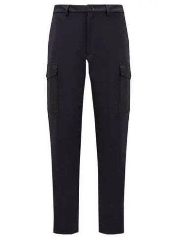 2A00032 89A2H 999 Logo patch straight pants 1013917 - MONCLER - BALAAN 1