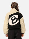 AU Australia 8 BALL Reversible Work Jacket ST1M0270 Black Cream WOMENS - STUSSY - BALAAN 2