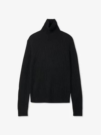 K-Ristopher Ribbed Wool Turtleneck Black - DIESEL - BALAAN 2