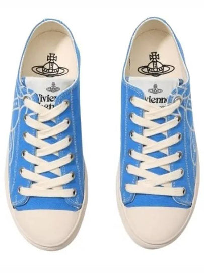 ORB Logo Low Top Sneakers Blue - VIVIENNE WESTWOOD - BALAAN 2