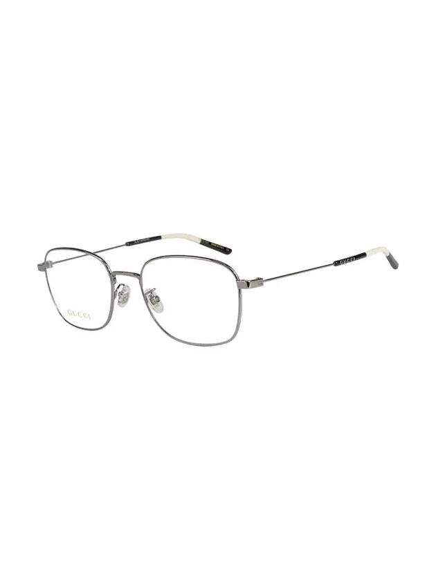 Eyewear Square Metal Eyeglasses Silver - GUCCI - BALAAN 4