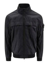 Compass Badge Pleated Windbreaker Grey - STONE ISLAND - BALAAN 2