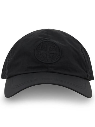 Black Nylon Embroidery Hat 811599576 - STONE ISLAND - BALAAN 1