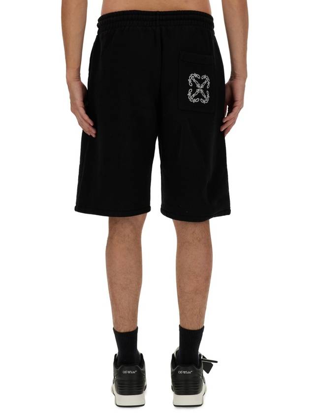 Bandana Skate Shorts Black - OFF WHITE - BALAAN 4