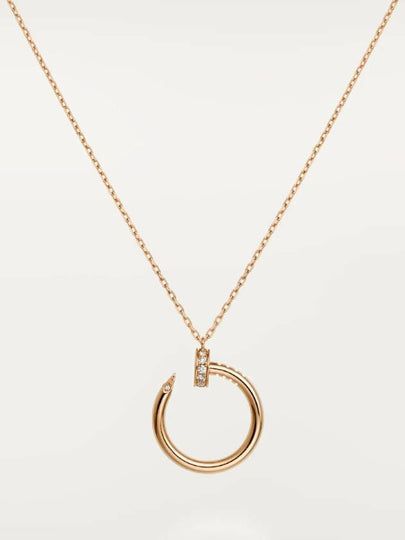 Juste Un Clou Necklace Pink Gold - CARTIER - BALAAN 2