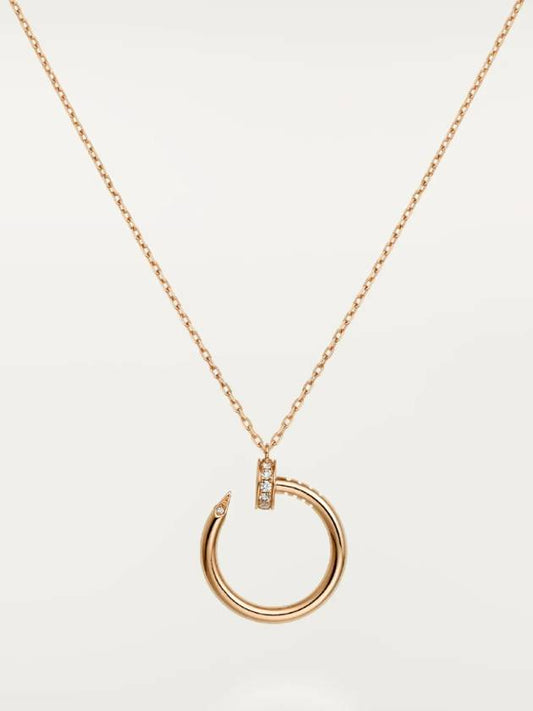 Juste Un Clou Necklace Pink Gold - CARTIER - BALAAN 2