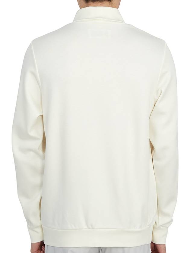 Mock Neck Long Sleeve T-Shirt White - HORN GARMENT - BALAAN 5