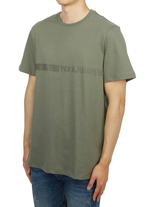 Men s short sleeve t shirt PMTSXF05 THYME - PARAJUMPERS - BALAAN 2