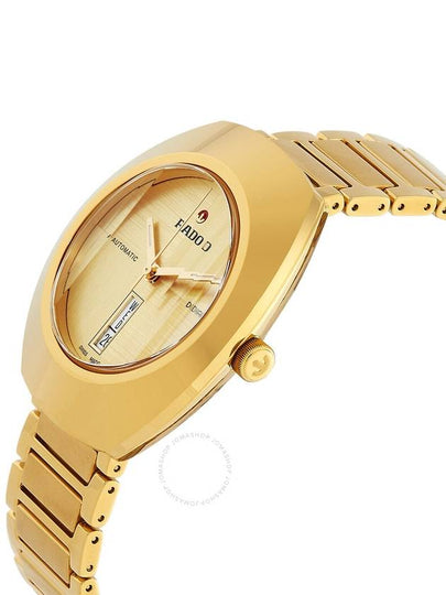 Rado Diastar Original Automatic Champagne Dial Unisex Watch R12161253 - RADO - BALAAN 2