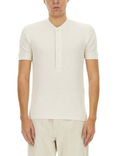 COTTON T-SHIRT - TOM FORD - BALAAN 1