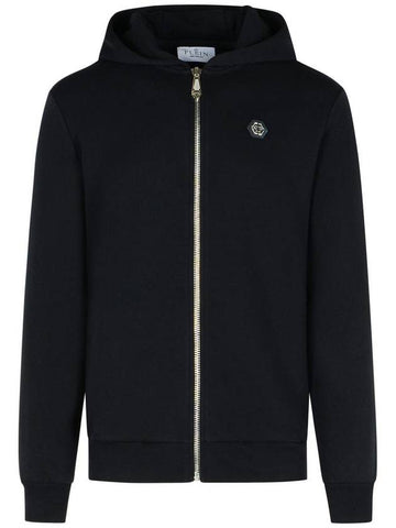 Philipp Plein Black Cotton Blend Sweatshirt - PHILIPP PLEIN - BALAAN 1