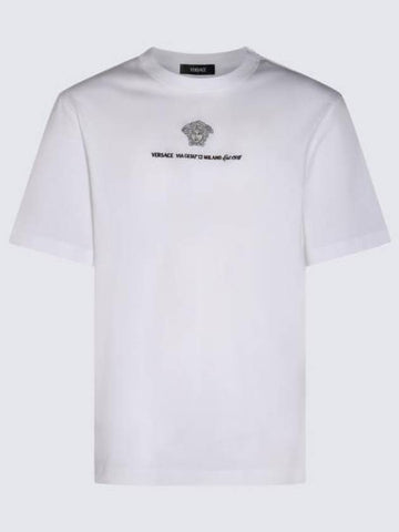 24FW Long Sleeve T-Shirt 10133021A110541W000 BIANCO - VERSACE - BALAAN 1