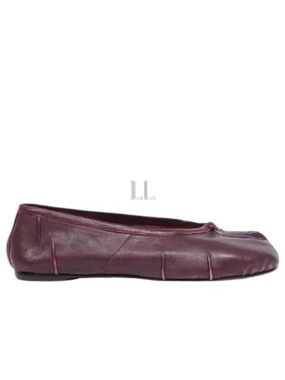 Tabi New Ballerina Flat Merlot - MAISON MARGIELA - BALAAN 2