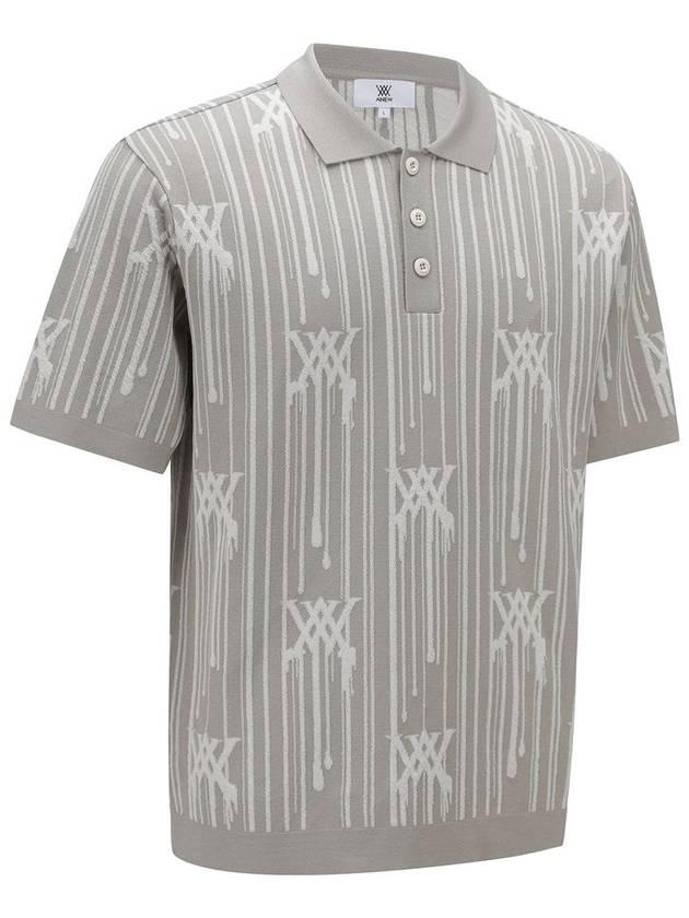 MEN RAIN LOGO SHORT SLEEVE SWEATERBE - ANEWGOLF - BALAAN 4