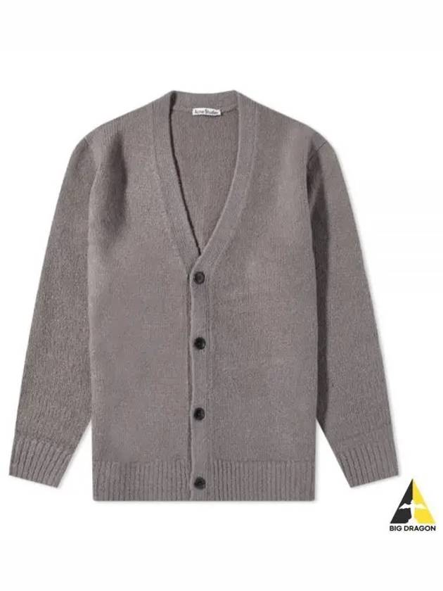 Wool Blend Cardigan Grey - ACNE STUDIOS - BALAAN 2